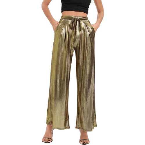 Shining Trend: Metallic Pants